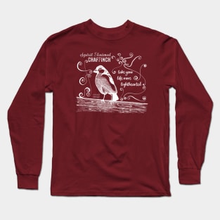 Spirit animal - Chaffinch white Long Sleeve T-Shirt